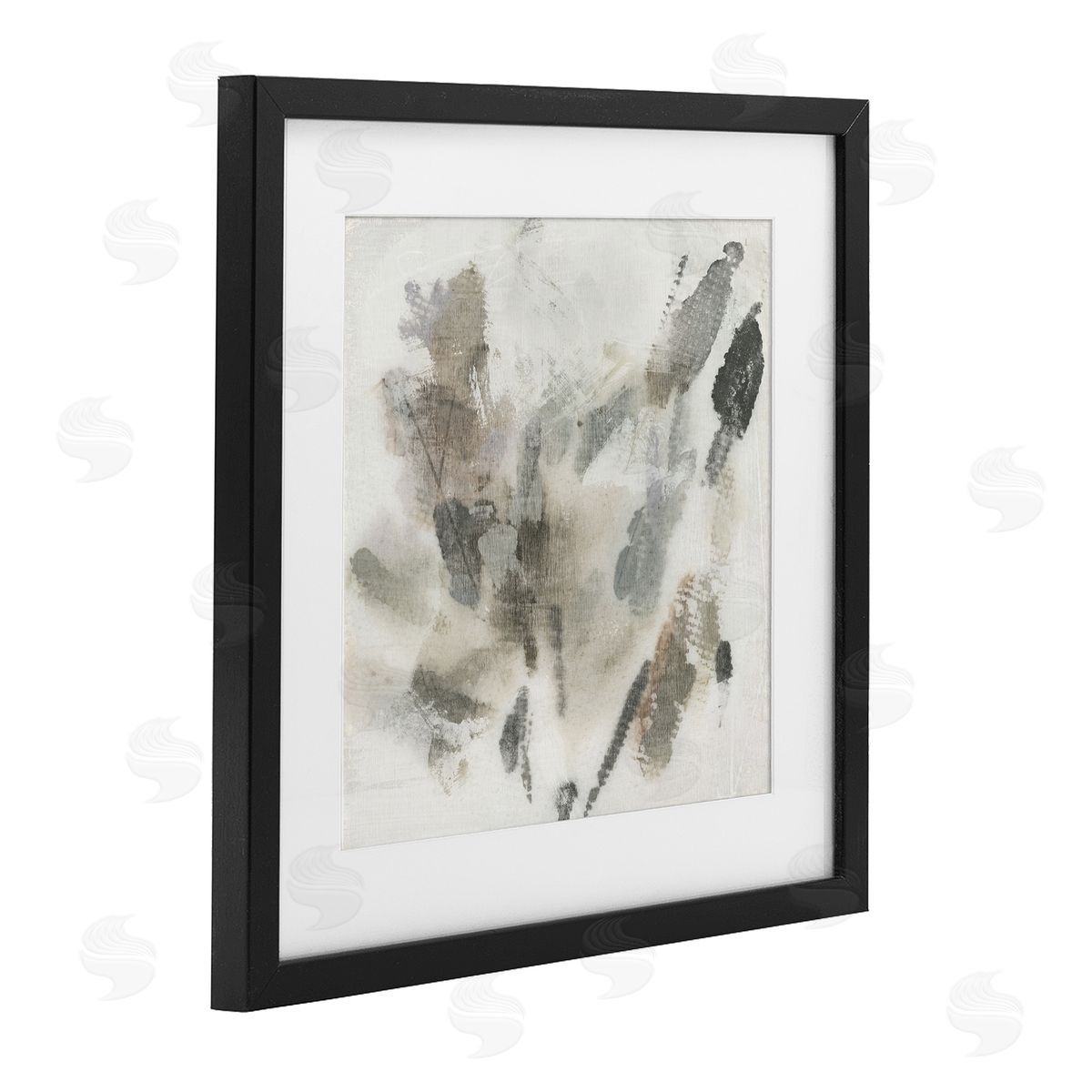 June Erica Vess Soft Embers on Beige Canvas Wall Art Print