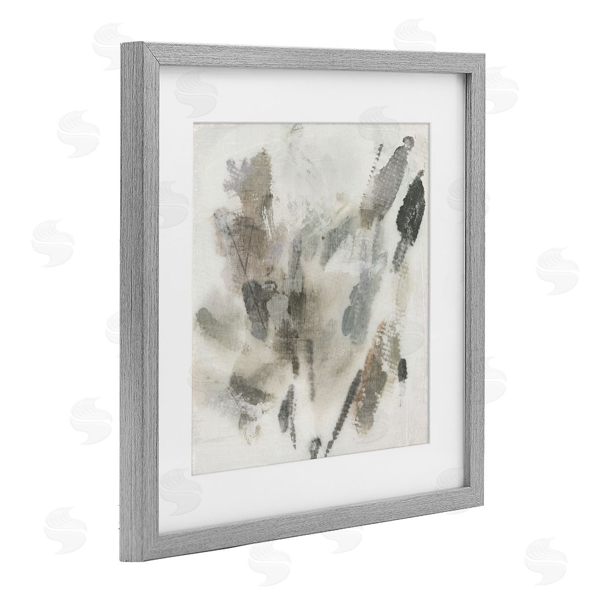 June Erica Vess Soft Embers on Beige Canvas Wall Art Print