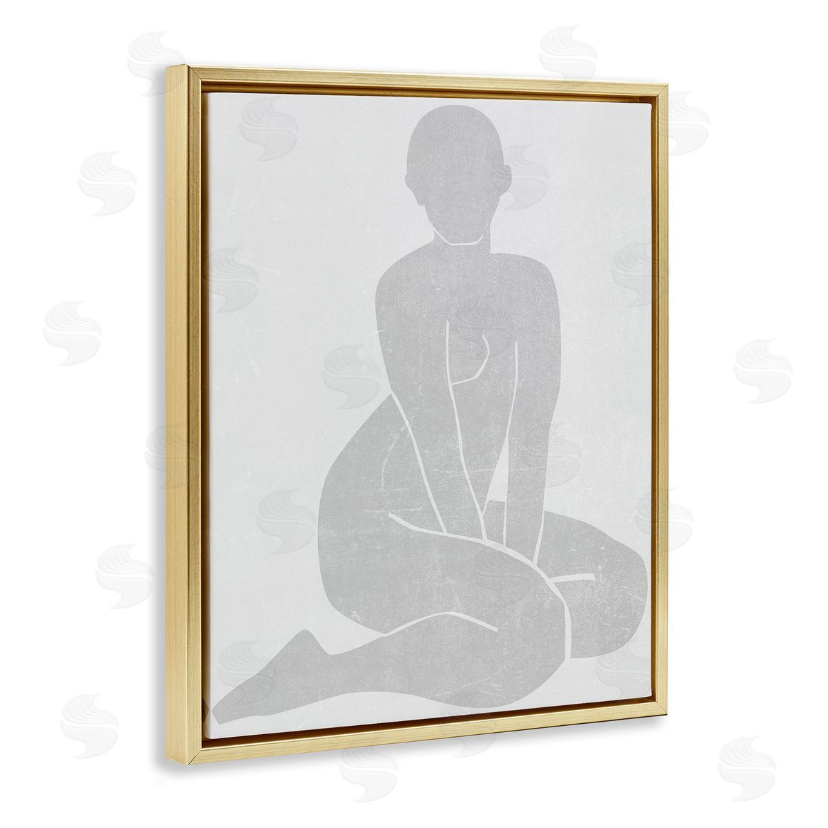 Melissa Wang Veiled Nude Contour Canvas Wall Art Print