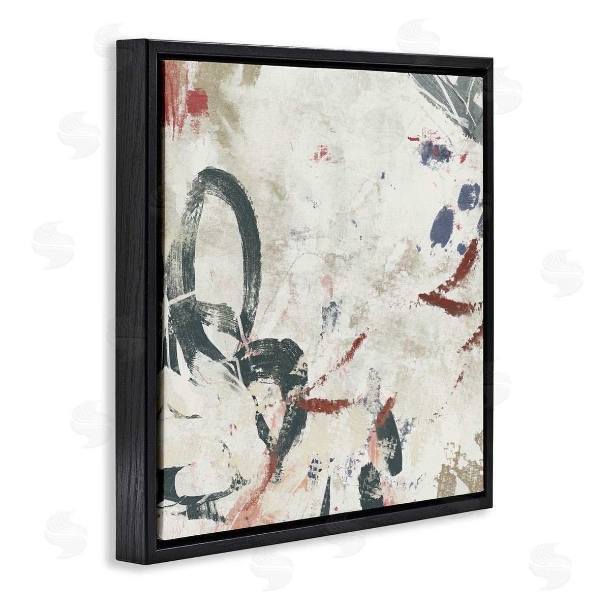 June Erica Vess Neutral Washi Abstract Canvas Wall Art Print