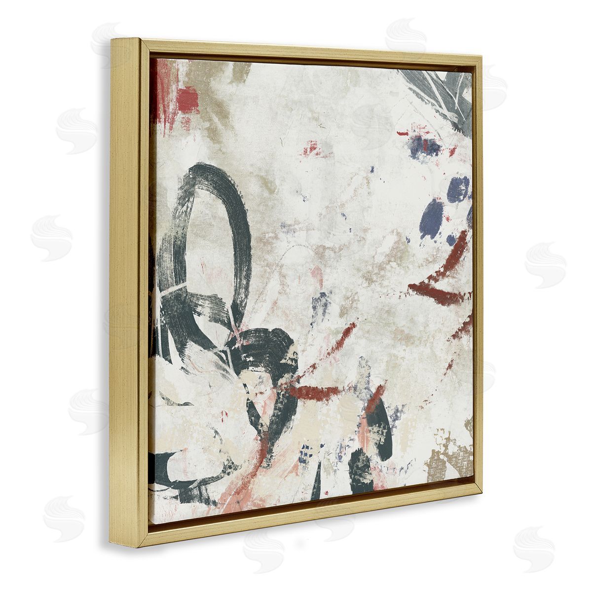 June Erica Vess Neutral Washi Abstract Canvas Wall Art Print