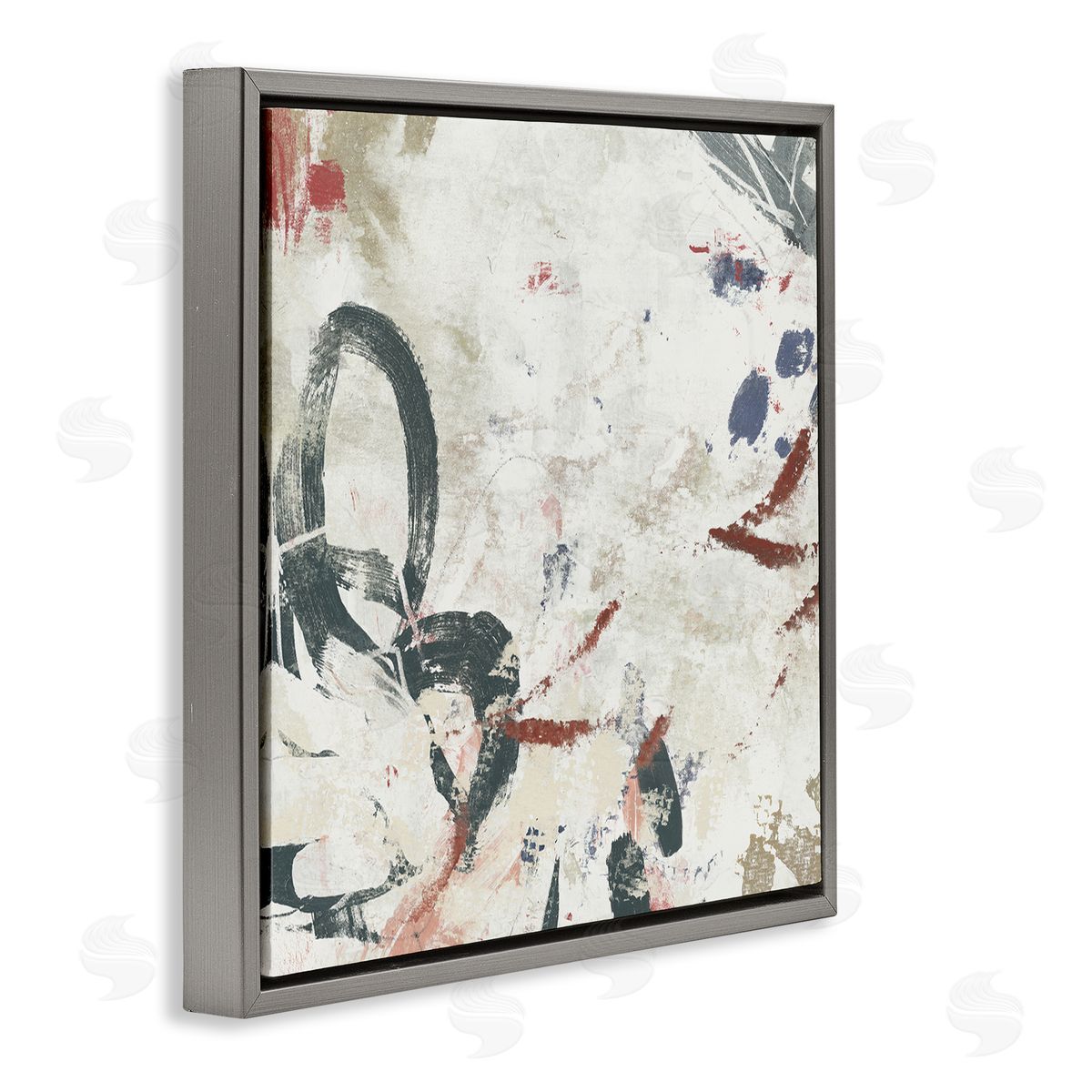 June Erica Vess Neutral Washi Abstract Canvas Wall Art Print