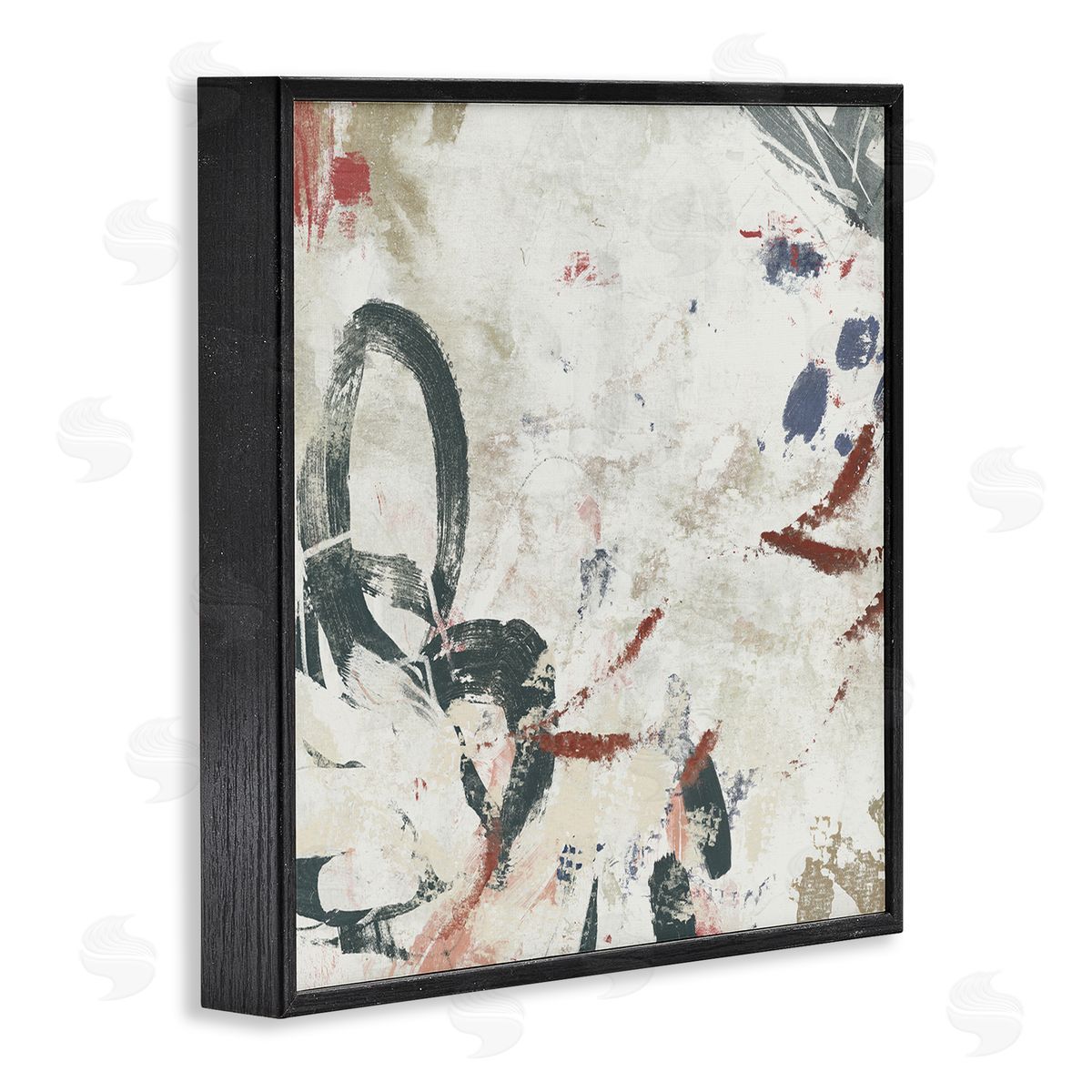 June Erica Vess Neutral Washi Abstract Canvas Wall Art Print