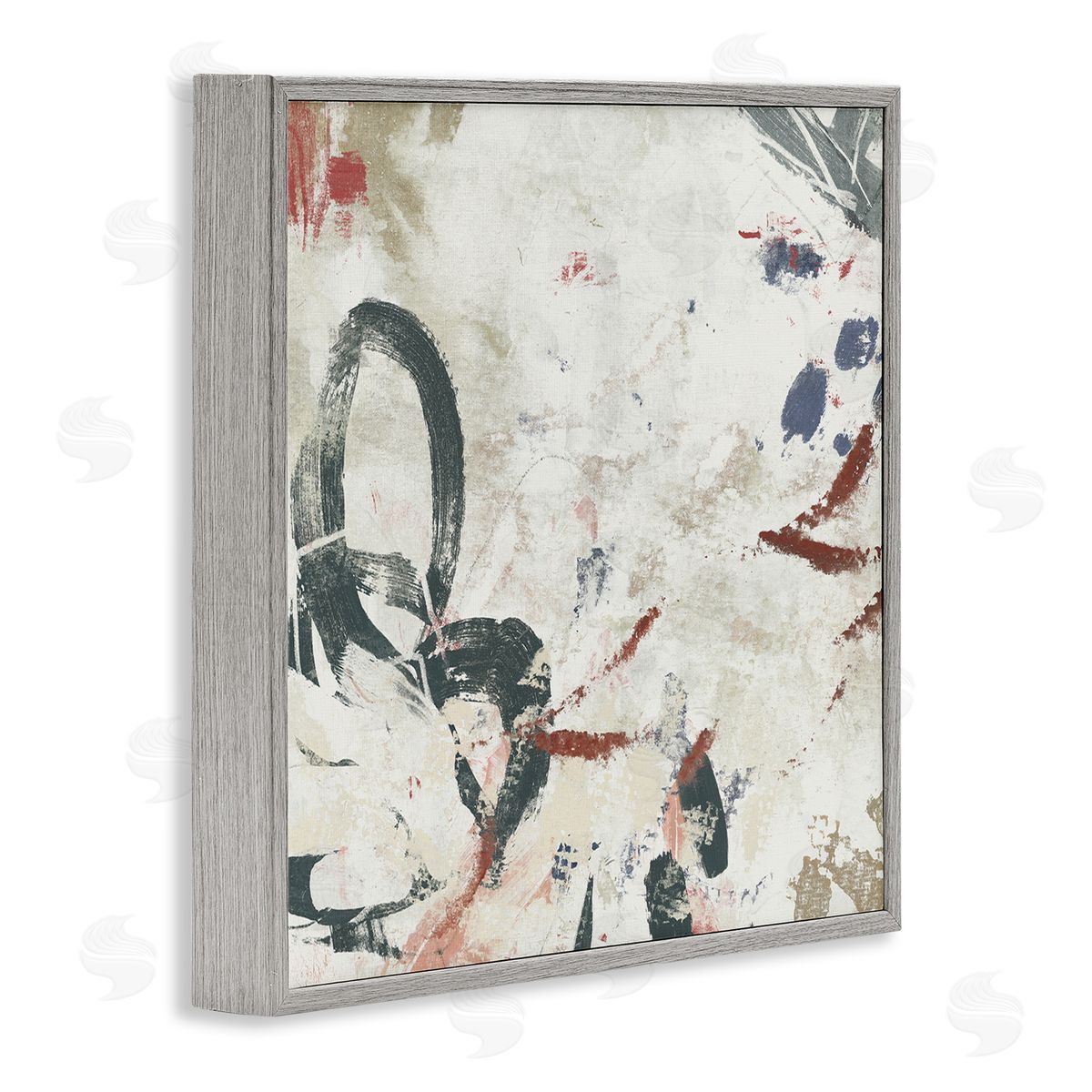 June Erica Vess Neutral Washi Abstract Canvas Wall Art Print