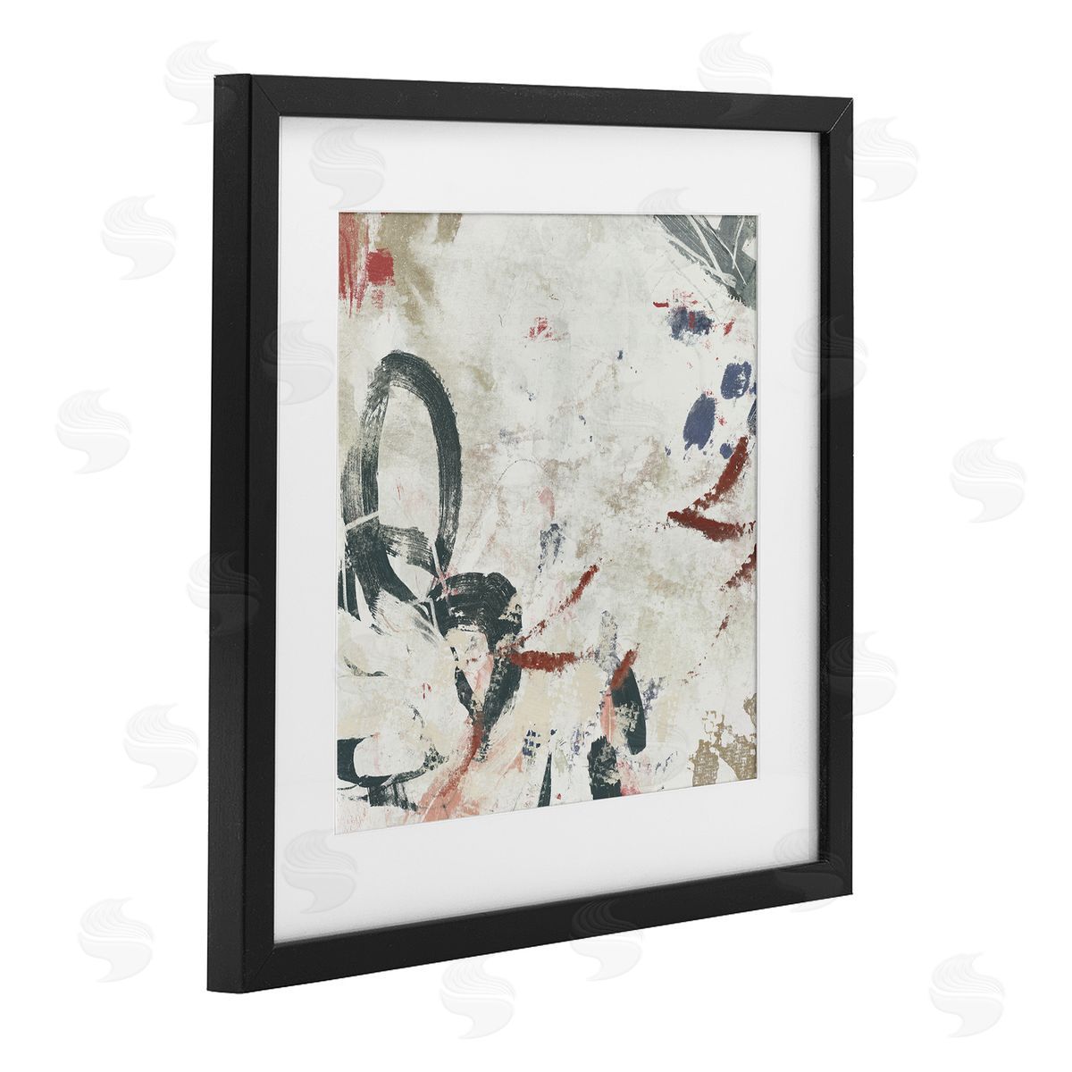 June Erica Vess Neutral Washi Abstract Canvas Wall Art Print