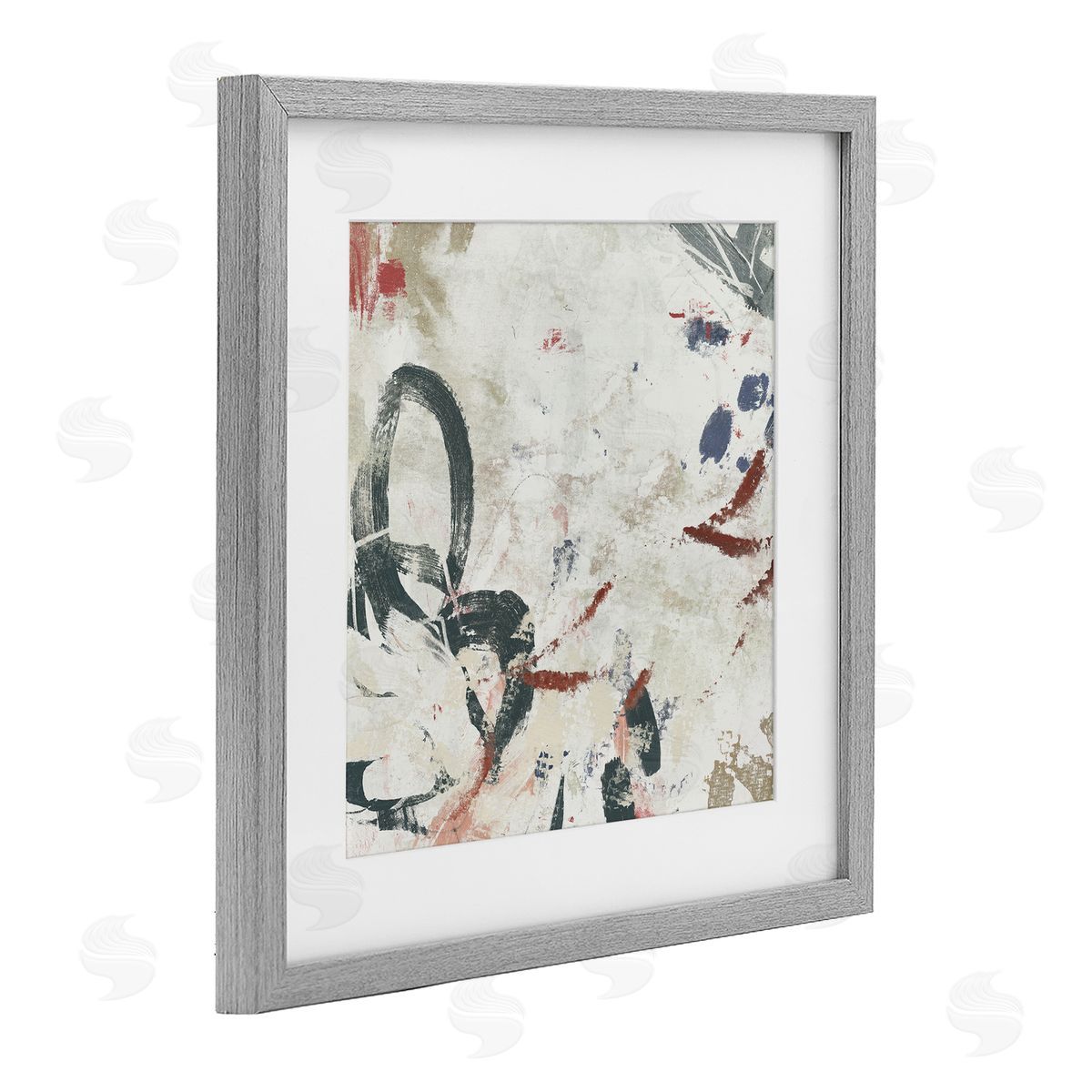 June Erica Vess Neutral Washi Abstract Canvas Wall Art Print