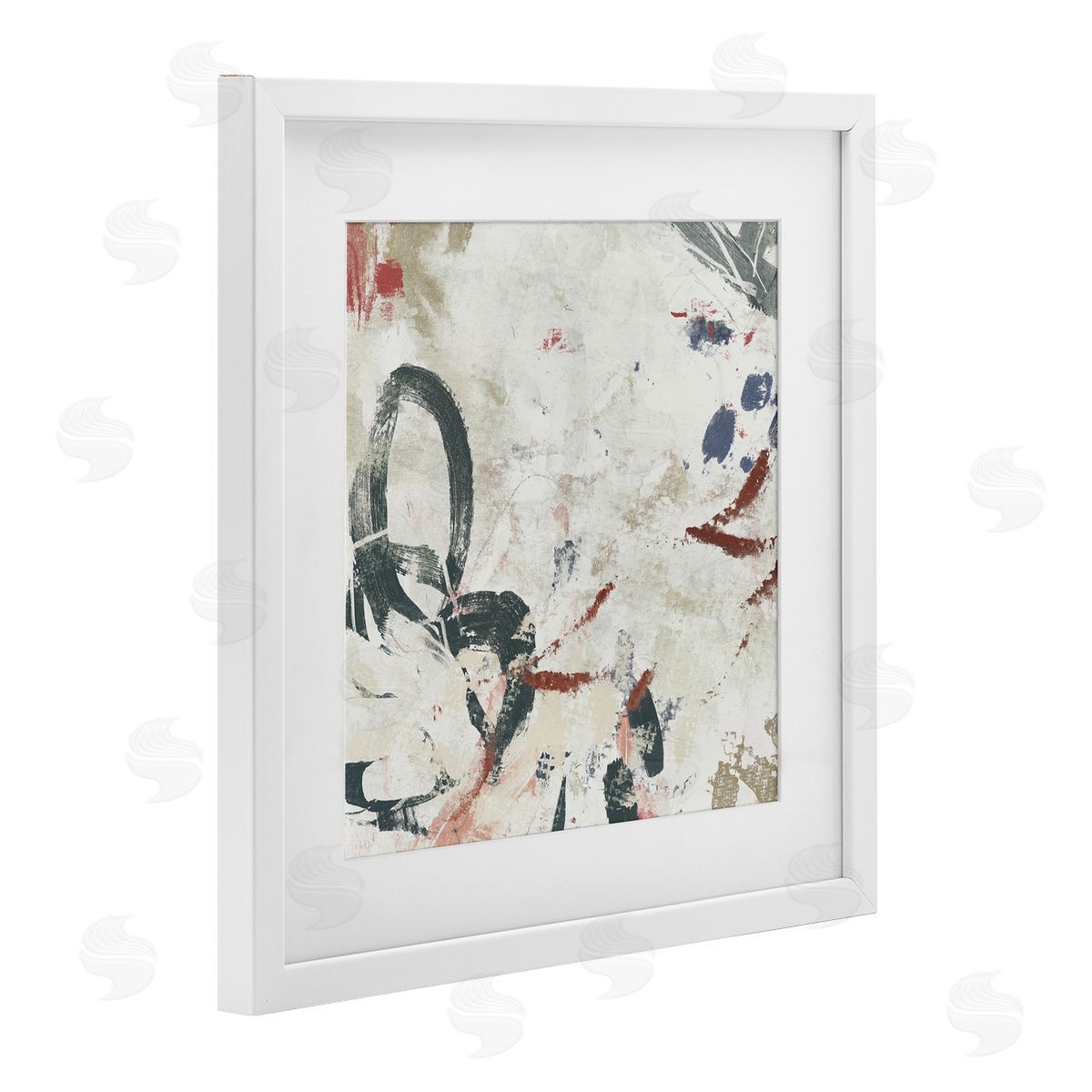 June Erica Vess Neutral Washi Abstract Canvas Wall Art Print