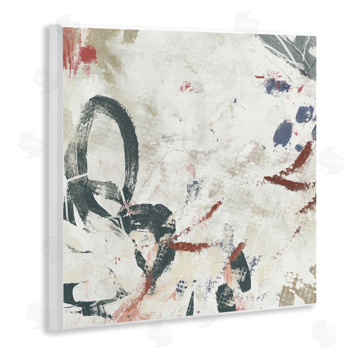 June Erica Vess Neutral Washi Abstract Canvas Wall Art Print