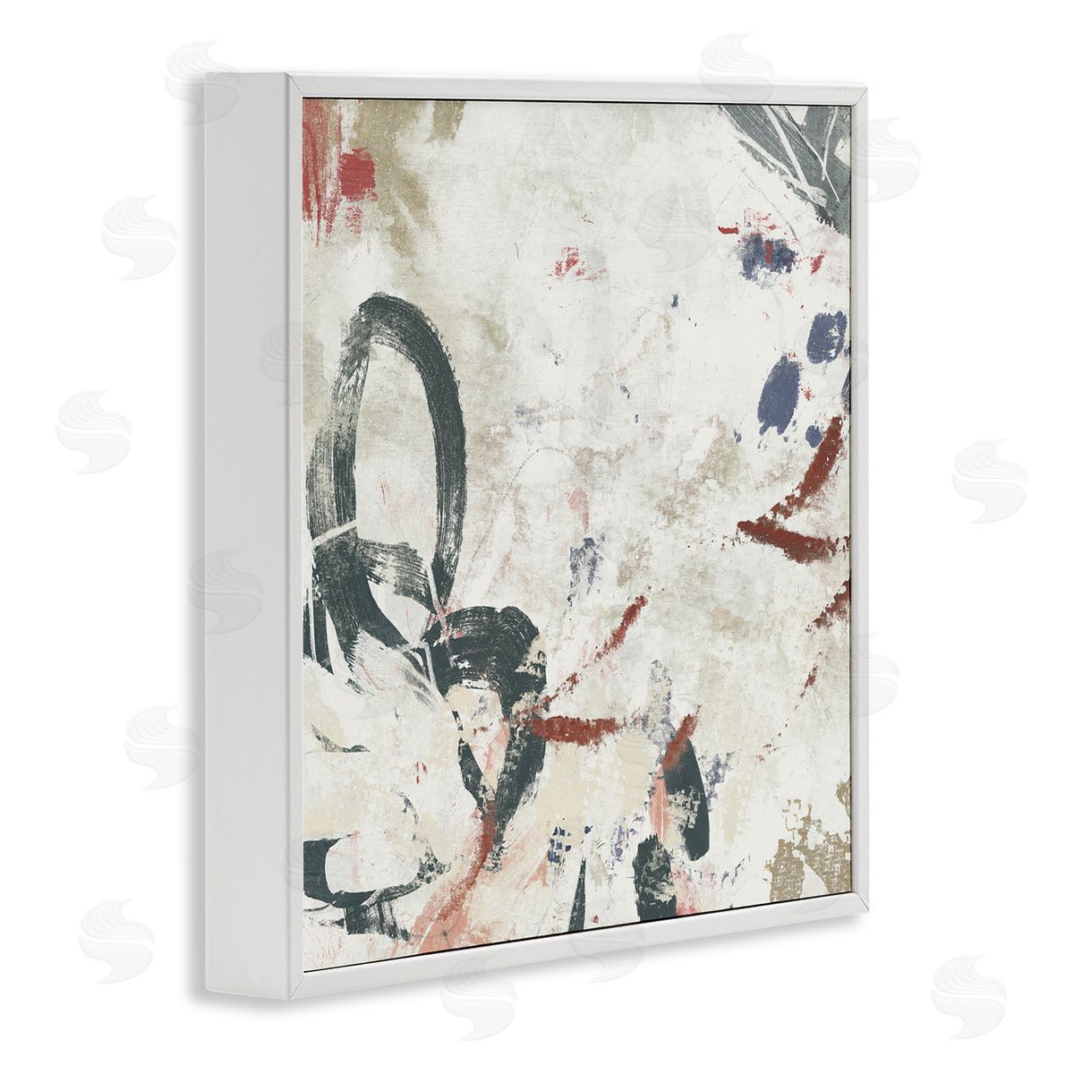 June Erica Vess Neutral Washi Abstract Canvas Wall Art Print