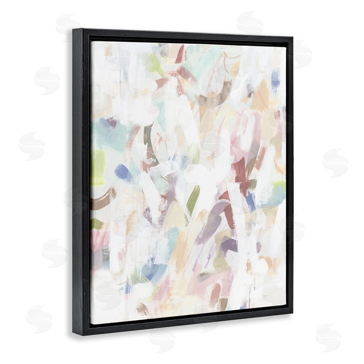 June Erica Vess Candy Scrape Abstraction Canvas Wall Art Print