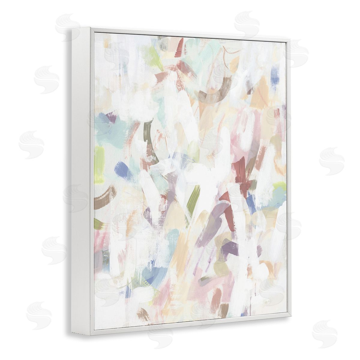 June Erica Vess Candy Scrape Abstraction Canvas Wall Art Print