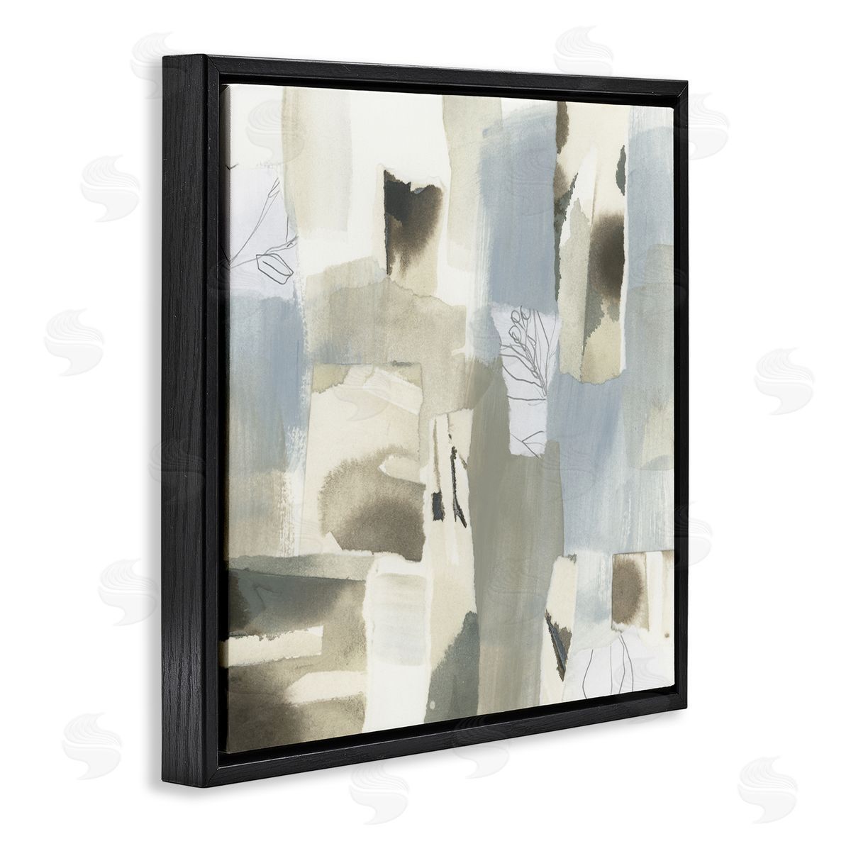 June Erica Vess Paper Waterfall Abstract Canvas Wall Art Print