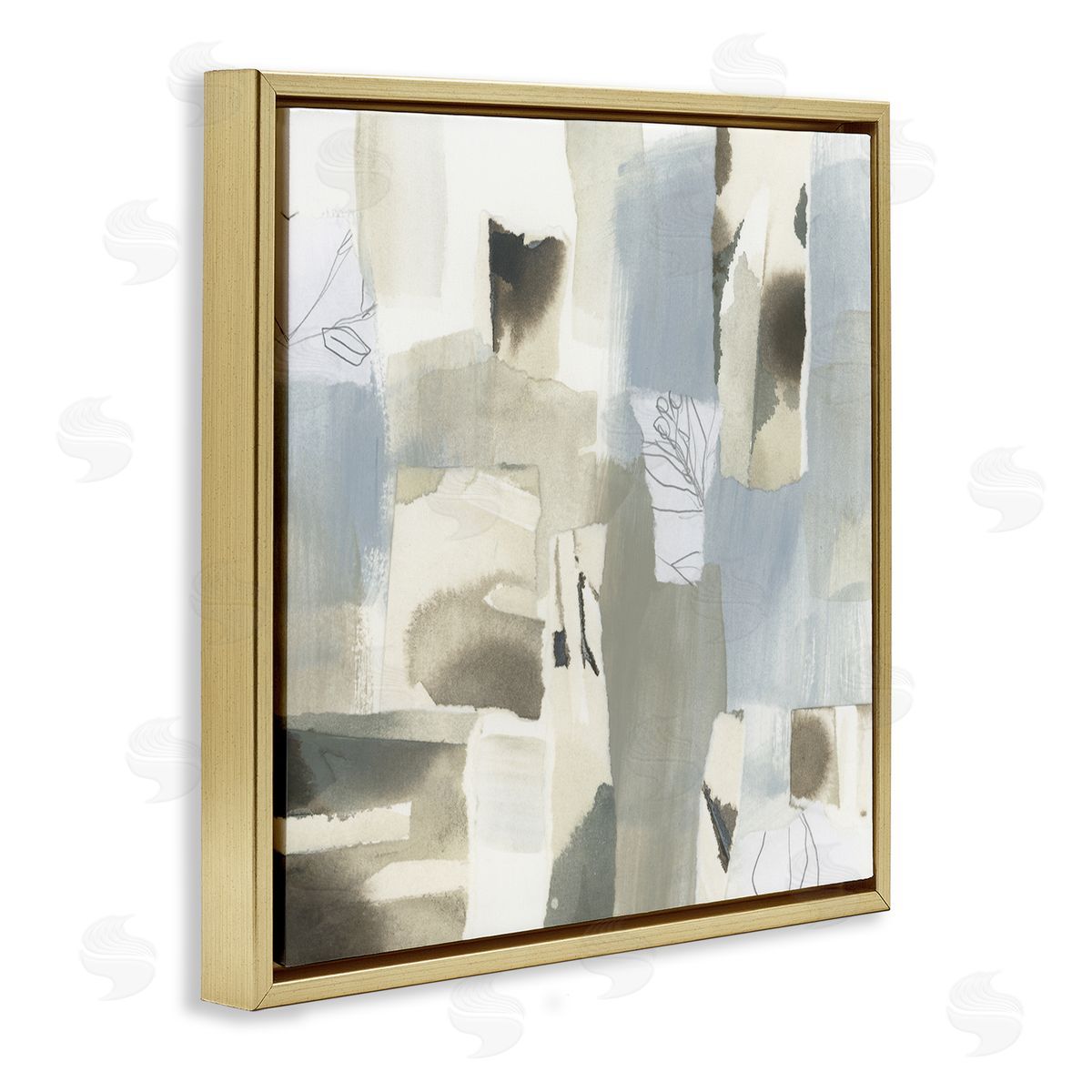 June Erica Vess Paper Waterfall Abstract Canvas Wall Art Print