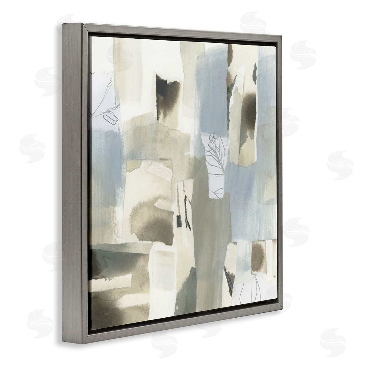 June Erica Vess Paper Waterfall Abstract Canvas Wall Art Print