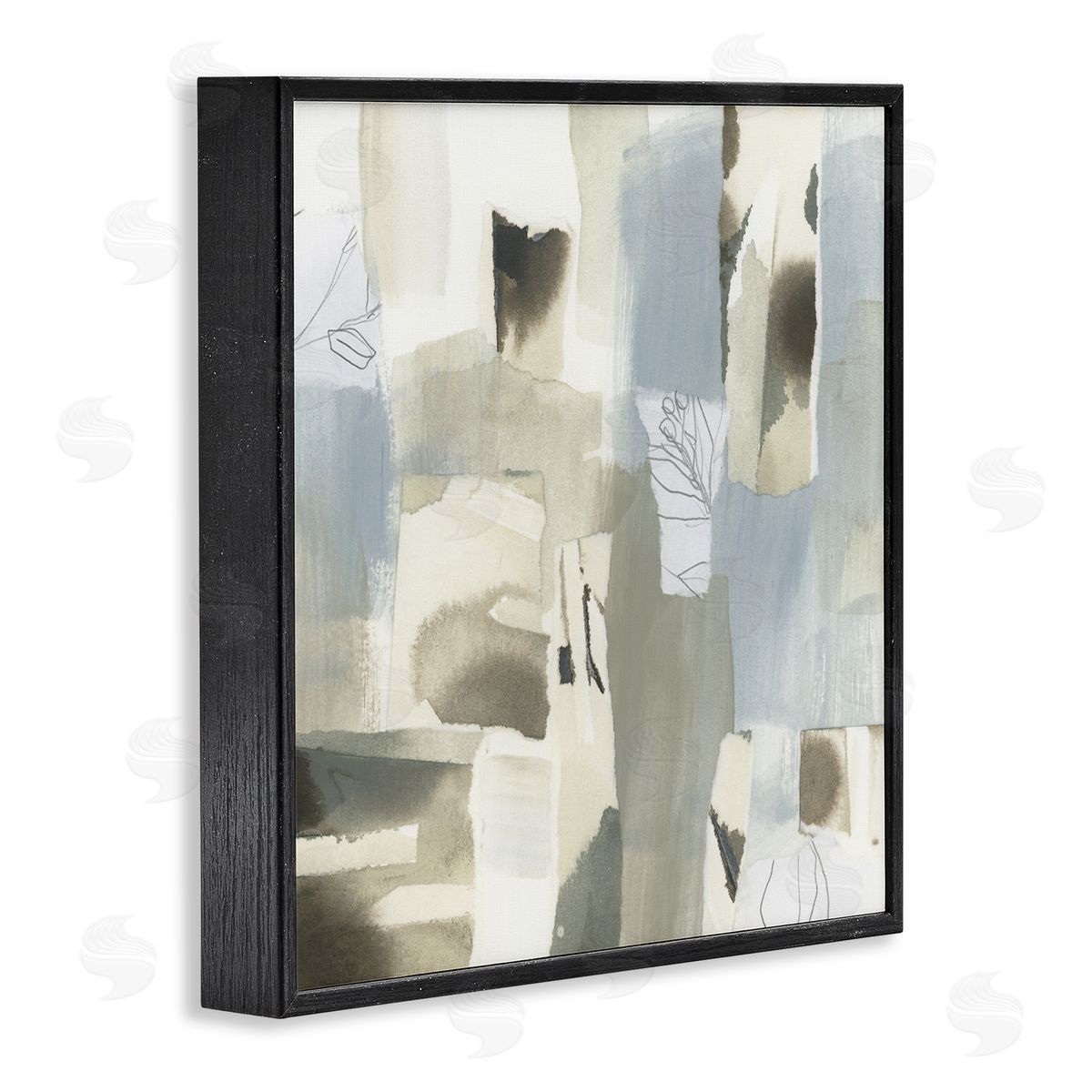 June Erica Vess Paper Waterfall Abstract Canvas Wall Art Print