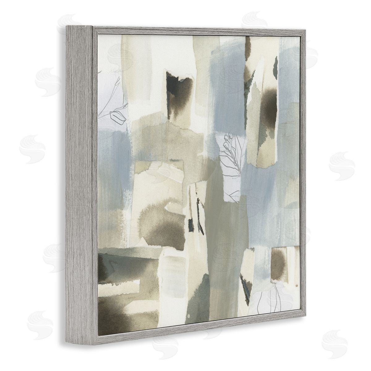 June Erica Vess Paper Waterfall Abstract Canvas Wall Art Print