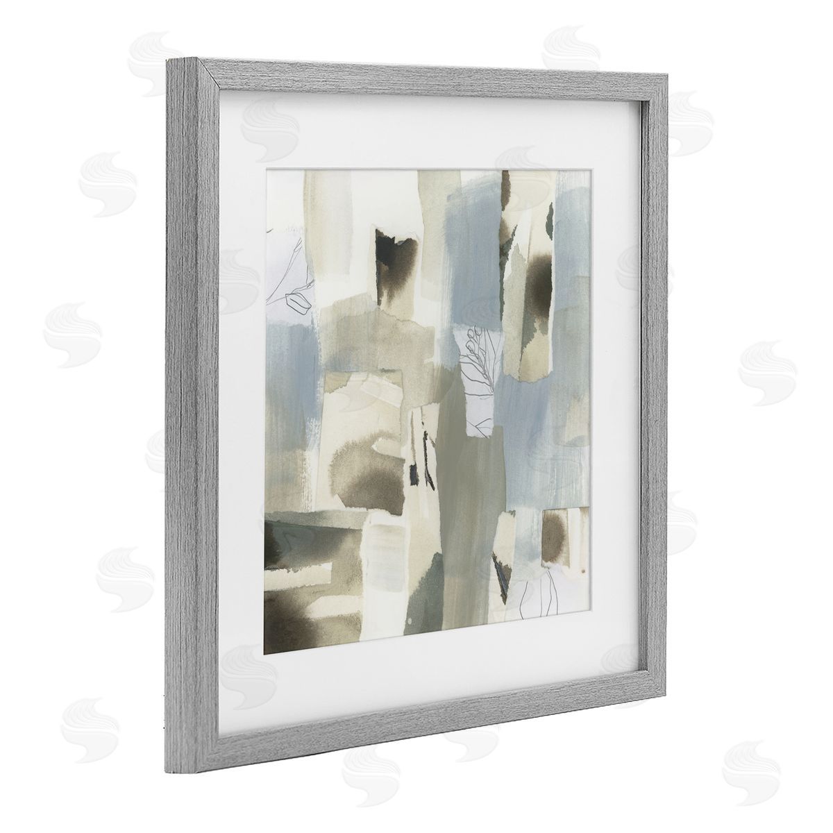 June Erica Vess Paper Waterfall Abstract Canvas Wall Art Print