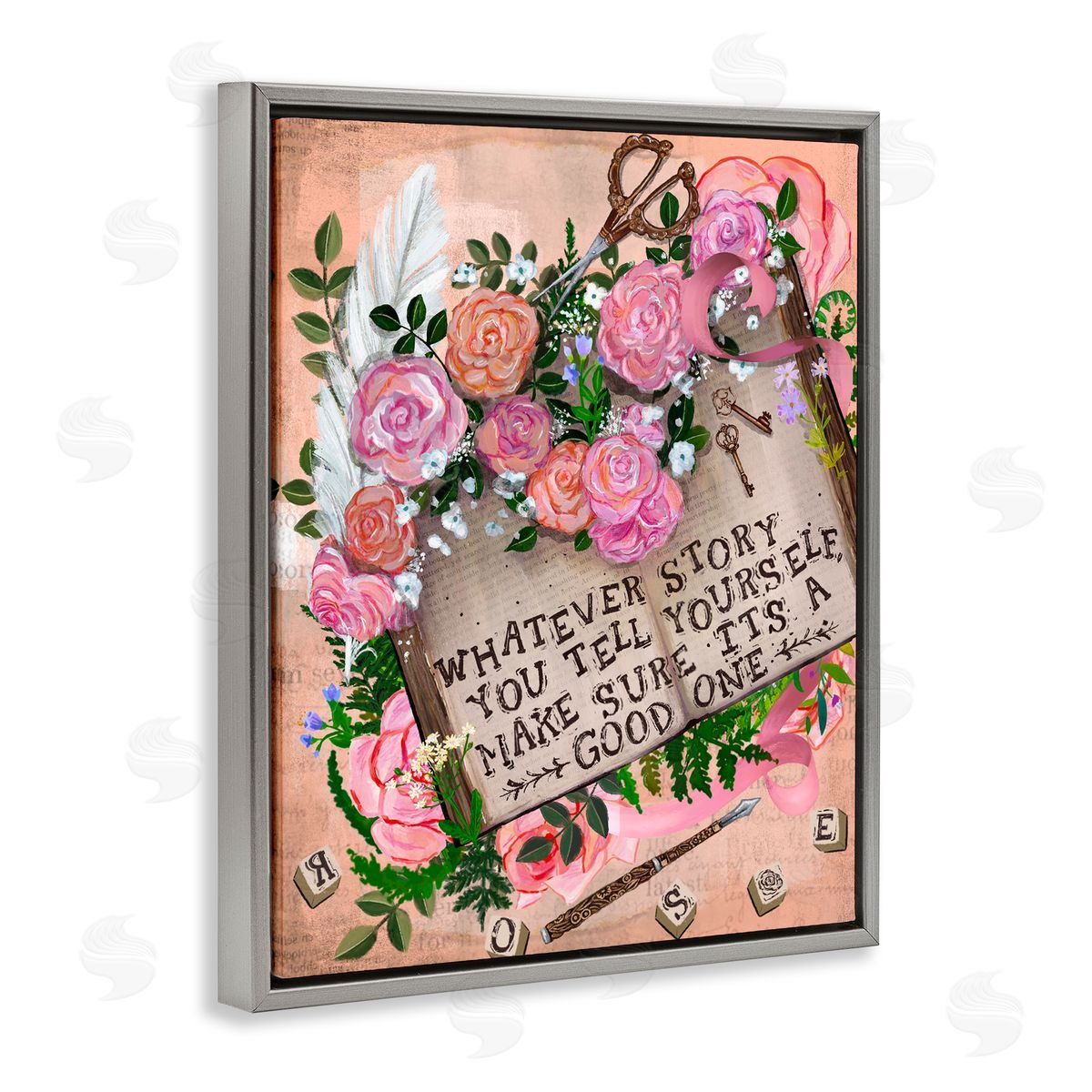 Glad You're Here Co. Tell Yourself A Good Story Canvas Wall Art Print