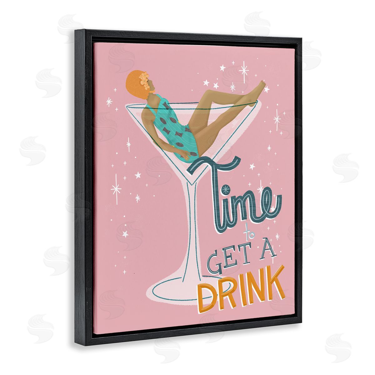 Jen bucheli Time To Get A Drink Canvas Wall Art Print