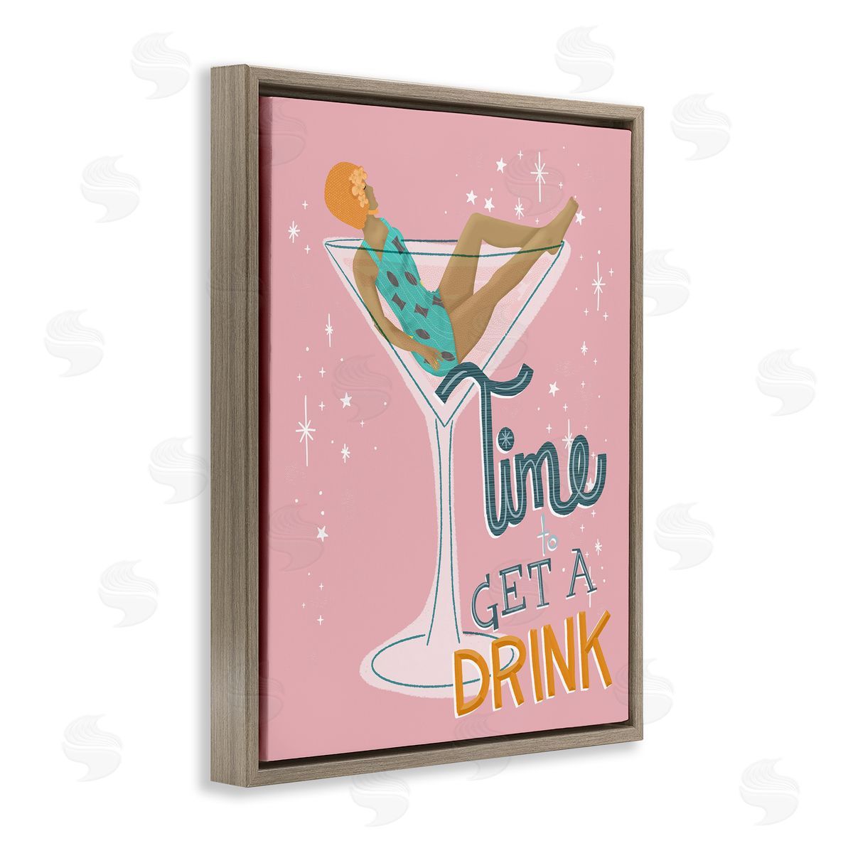 Jen bucheli Time To Get A Drink Canvas Wall Art Print