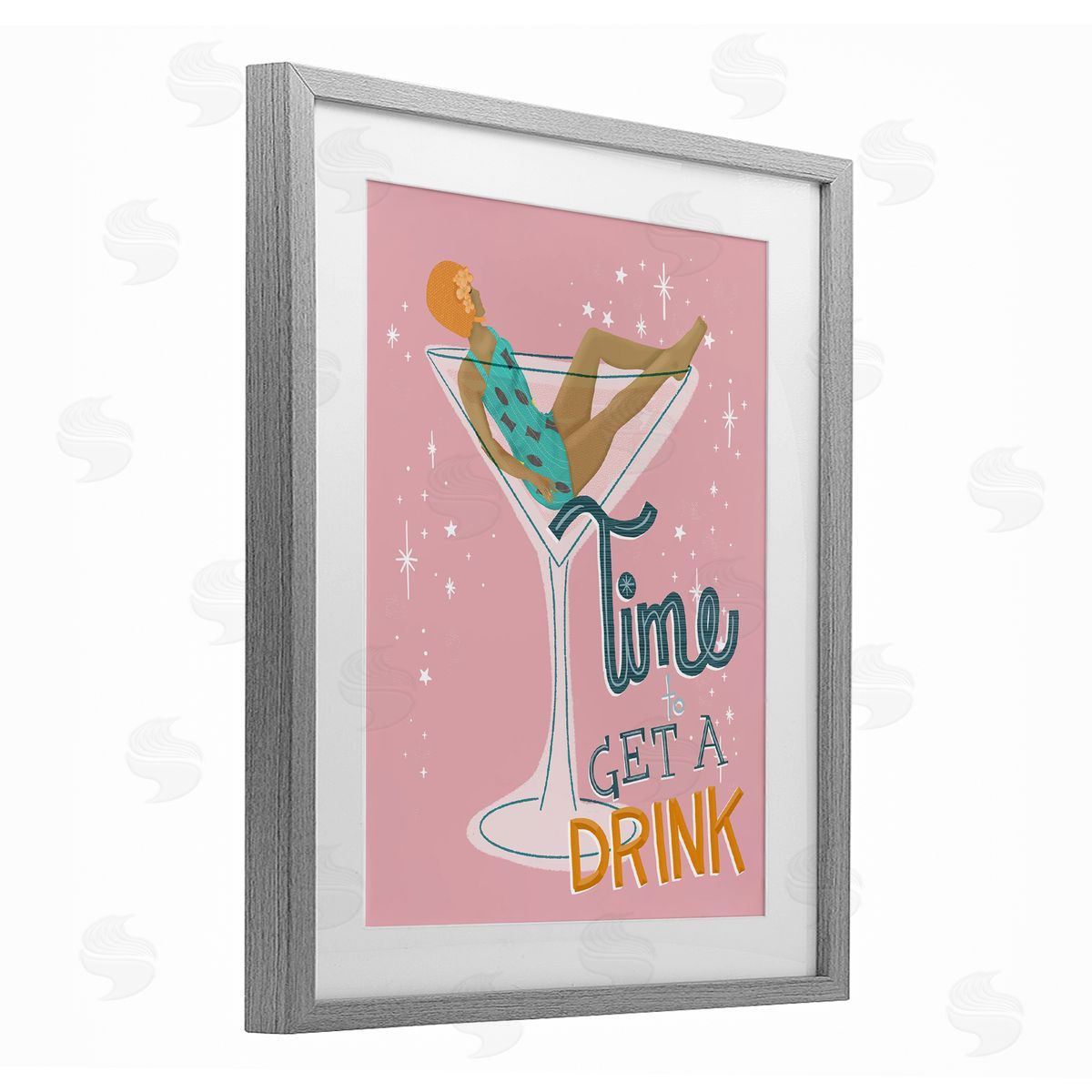 Jen bucheli Time To Get A Drink Canvas Wall Art Print