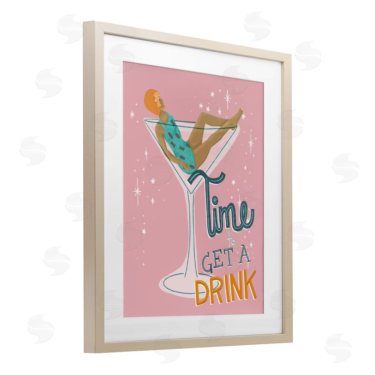 Jen bucheli Time To Get A Drink Canvas Wall Art Print
