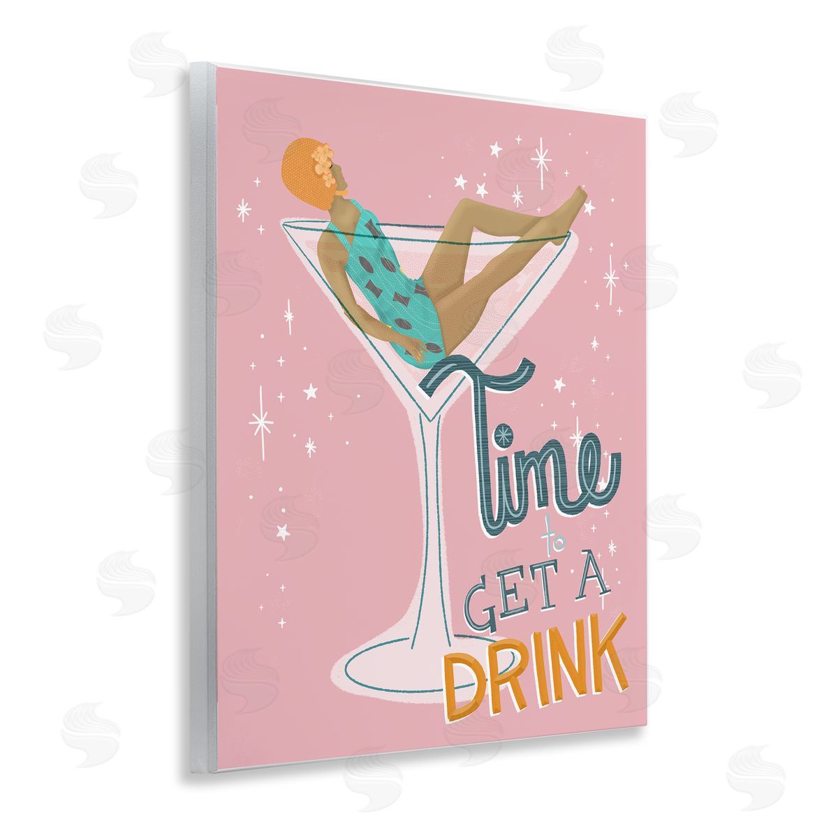 Jen bucheli Time To Get A Drink Canvas Wall Art Print