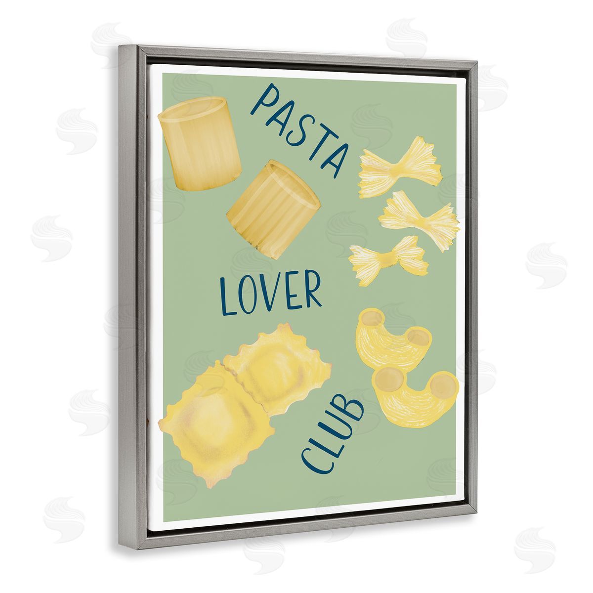 Robin Maria Minimal Pasta Lover Club Canvas Wall Art Print