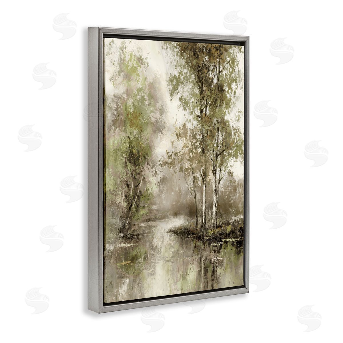 T.C. Chiu Impressionist Spring Forest Canvas Wall Art Print