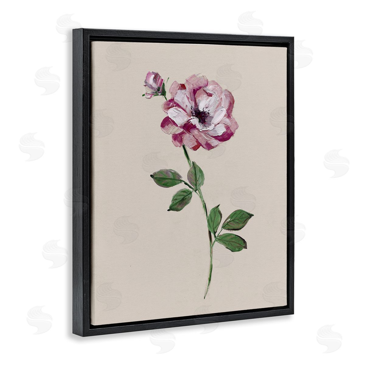 Sally Swatland Jewel Rose Sprig Canvas Wall Art Print