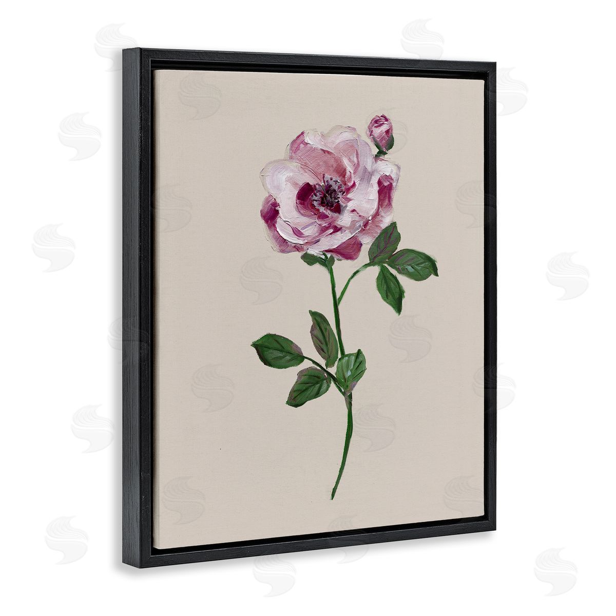 Sally Swatland Pink Jewel Rose Canvas Wall Art Print