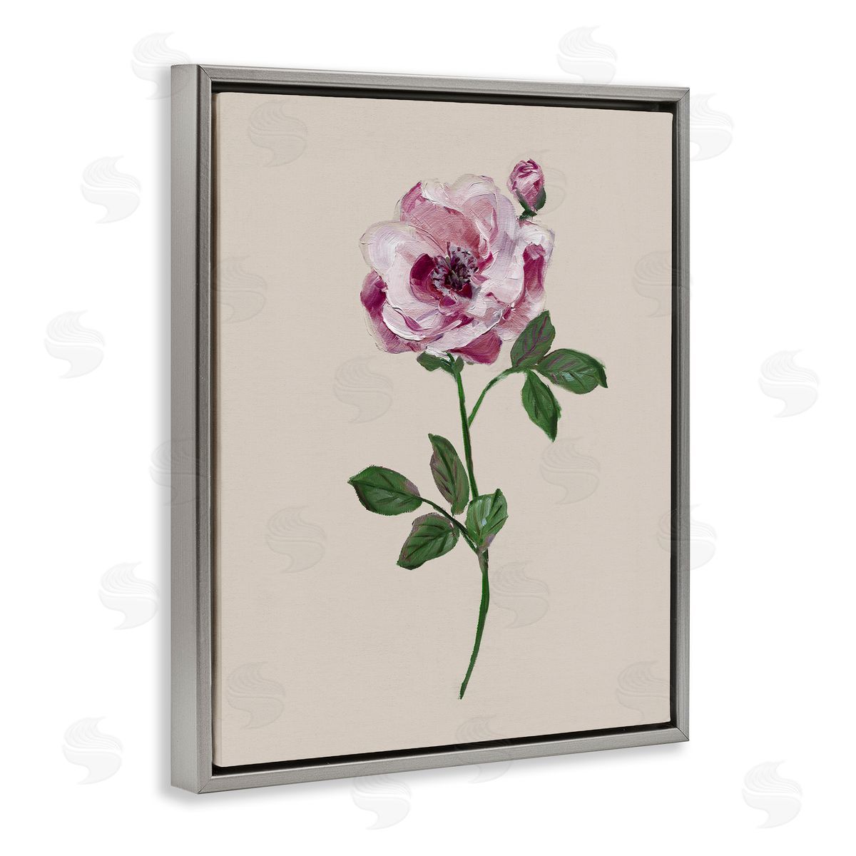 Sally Swatland Pink Jewel Rose Canvas Wall Art Print