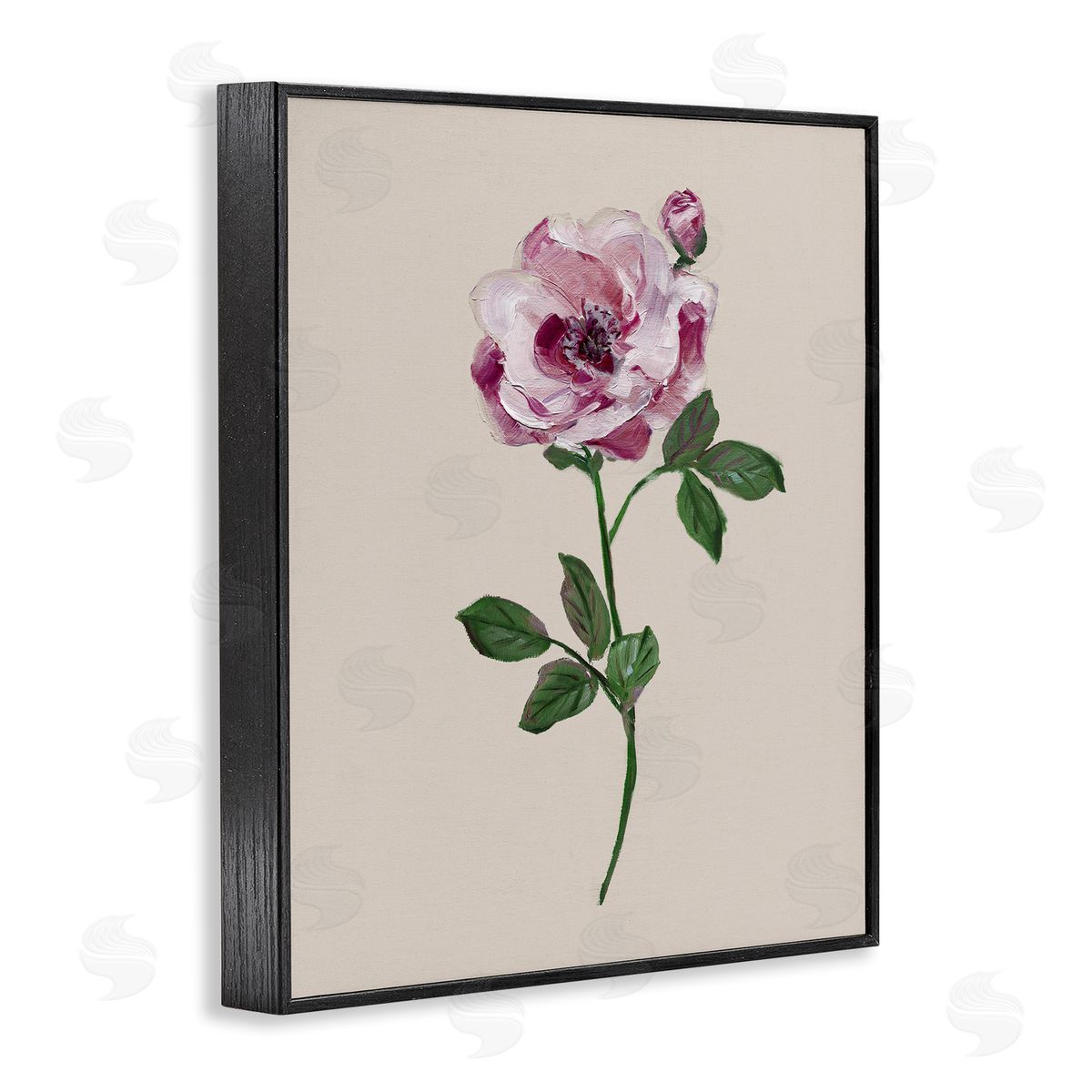 Sally Swatland Pink Jewel Rose Canvas Wall Art Print