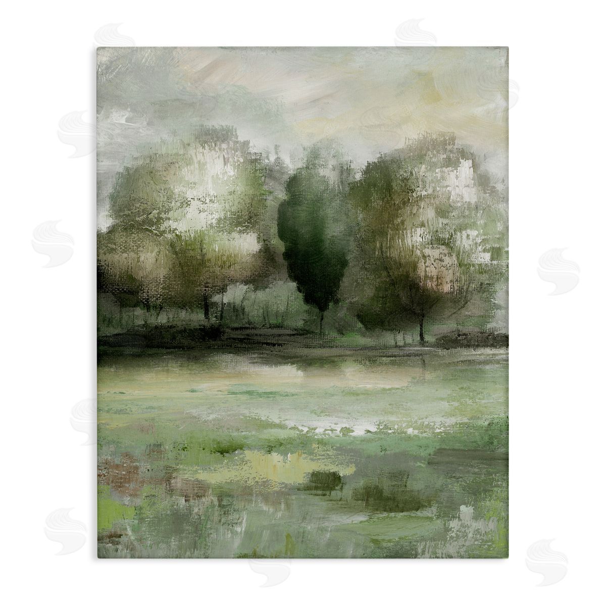 Nan Into The Brush Landscape Canvas Wall Art Print