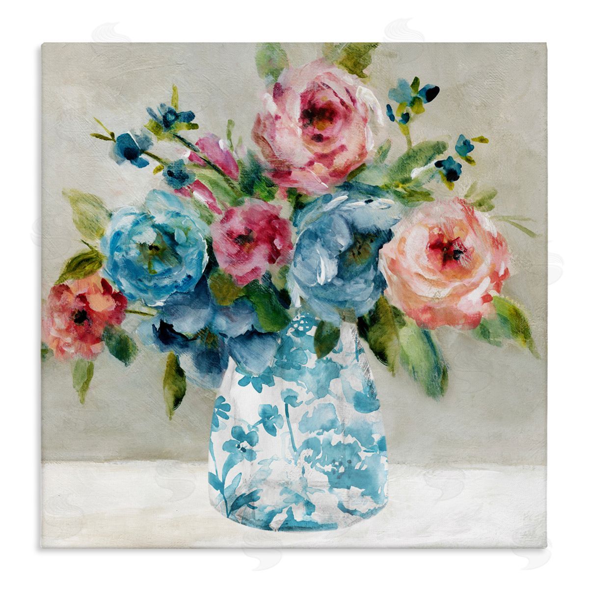 Carol Robinson Blooming Chinoiserie Blossoms Canvas Wall Art Print