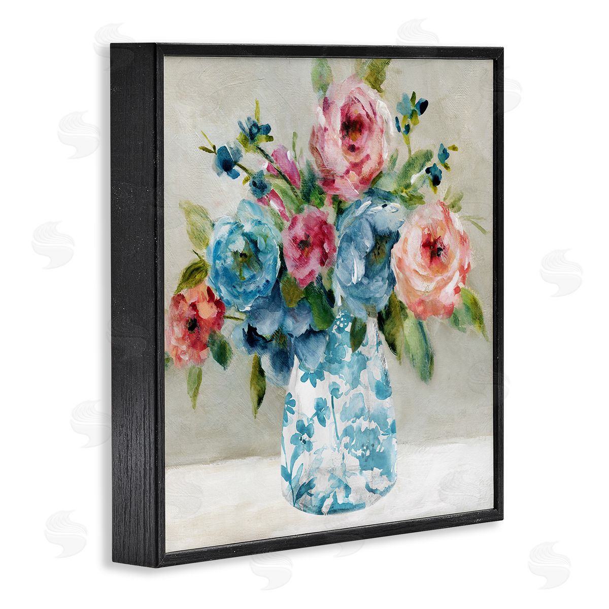Carol Robinson Blooming Chinoiserie Blossoms Canvas Wall Art Print