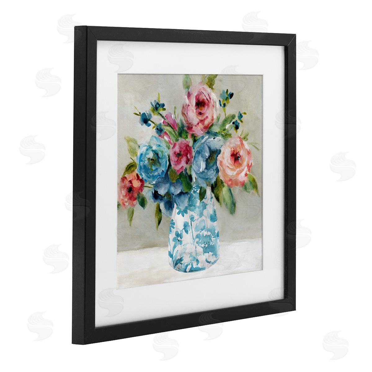 Carol Robinson Blooming Chinoiserie Blossoms Canvas Wall Art Print