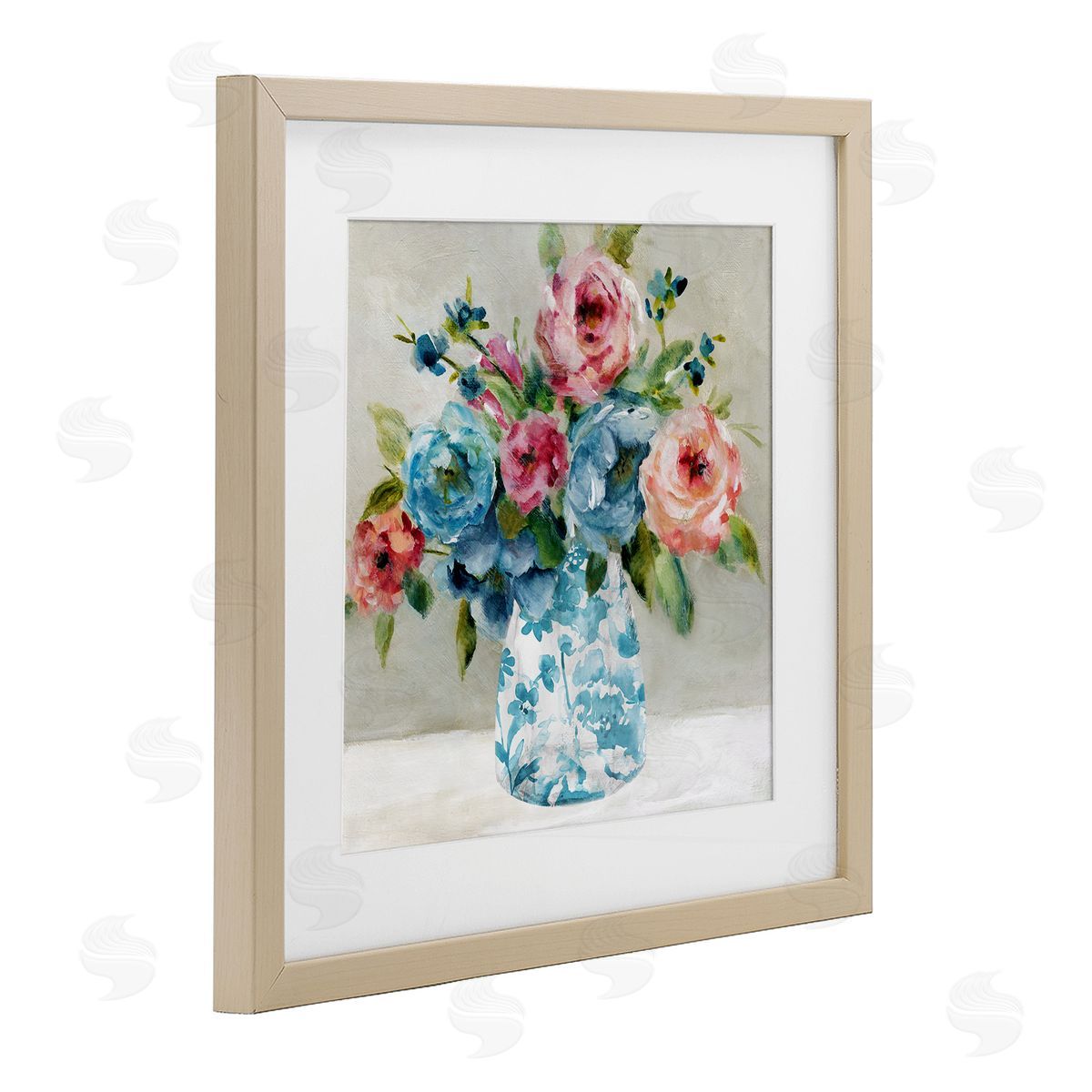 Carol Robinson Blooming Chinoiserie Blossoms Canvas Wall Art Print