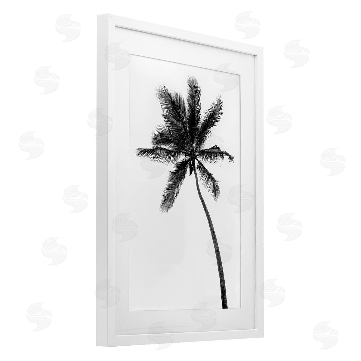 Natalie Carpentieri Minimal Island Palm Canvas Wall Art Print