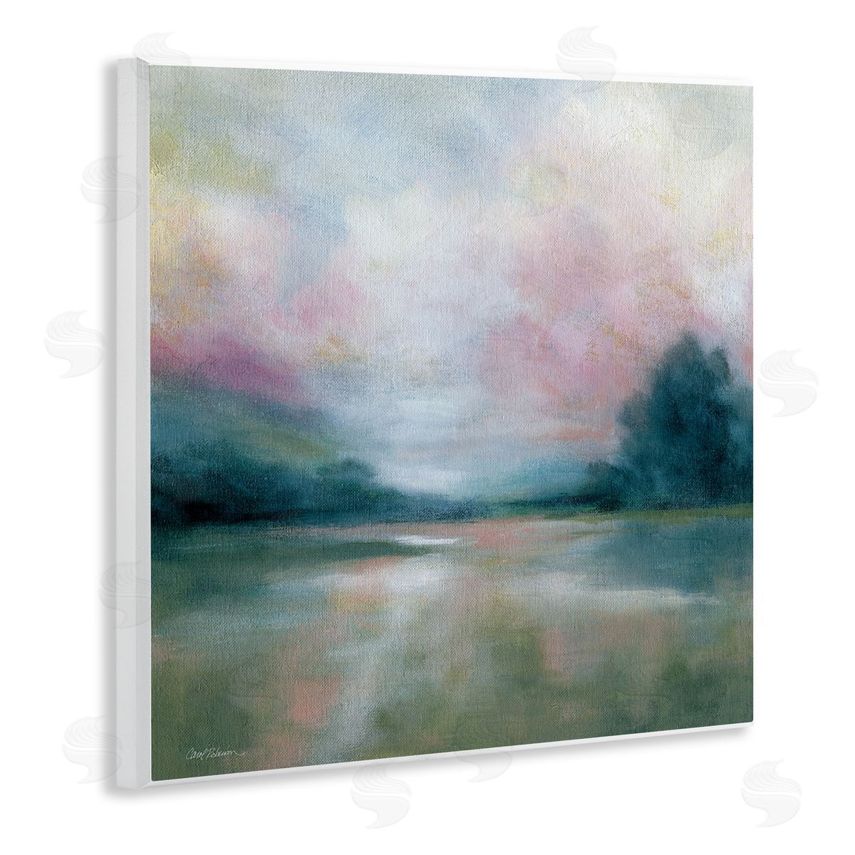 Carol Robinson Morning On The River Canvas Wall Art Print