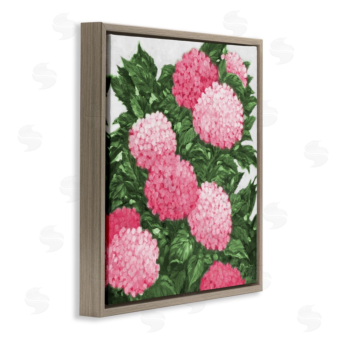 Paul Brent Impressions Of Hydrangeas Canvas Wall Art Print