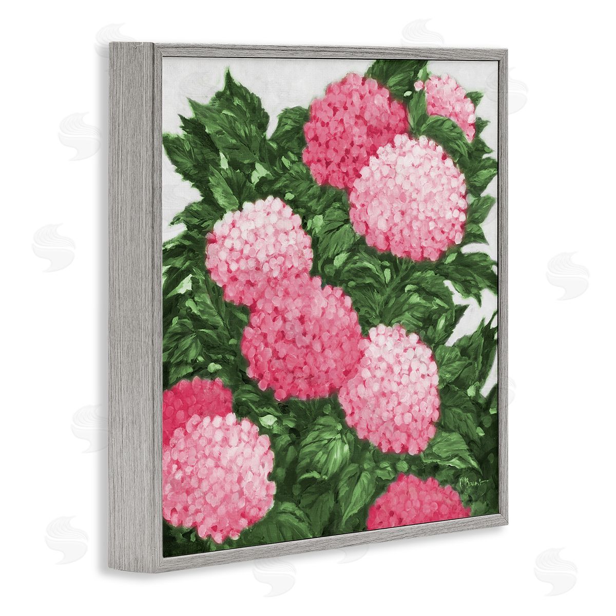 Paul Brent Impressions Of Hydrangeas Canvas Wall Art Print