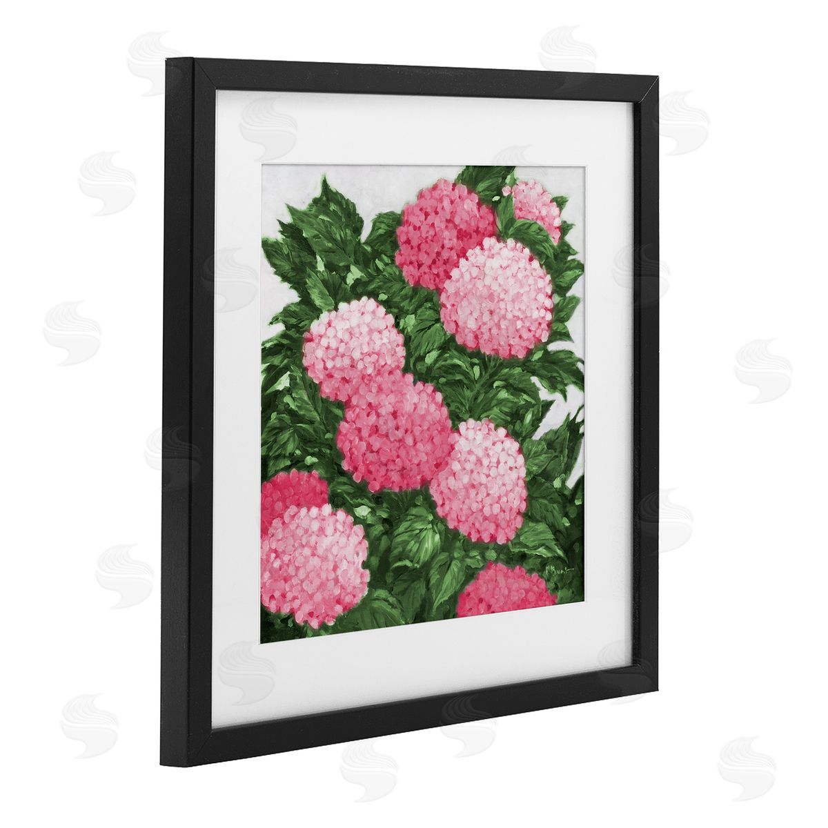 Paul Brent Impressions Of Hydrangeas Canvas Wall Art Print