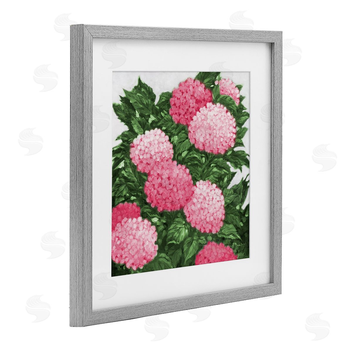 Paul Brent Impressions Of Hydrangeas Canvas Wall Art Print