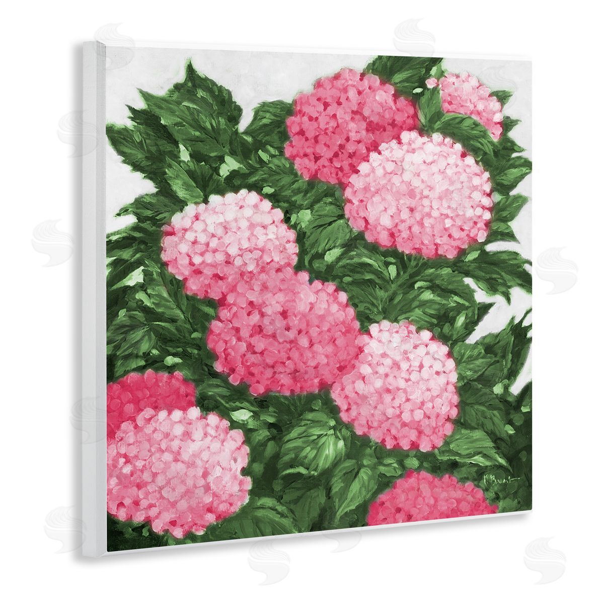 Paul Brent Impressions Of Hydrangeas Canvas Wall Art Print
