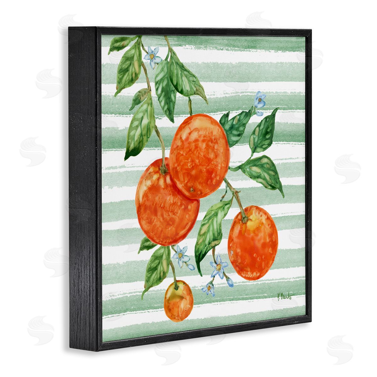 Paul Brent Juicy Orange Vine Canvas Wall Art Print
