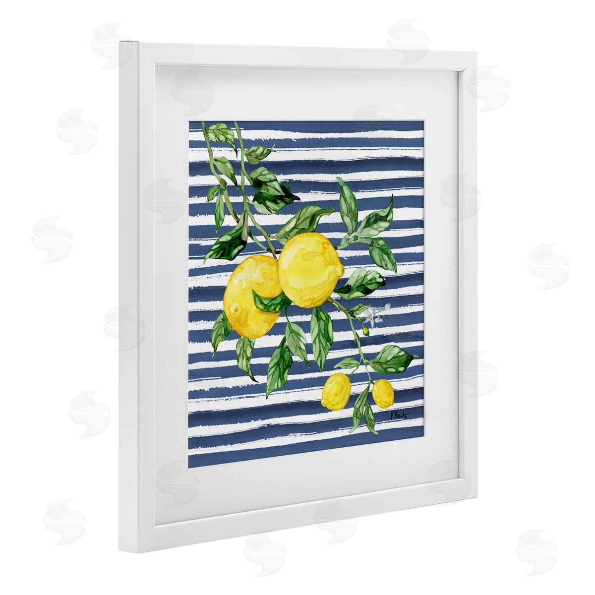 Paul Brent Juicy Lemon Vine Canvas Wall Art Print
