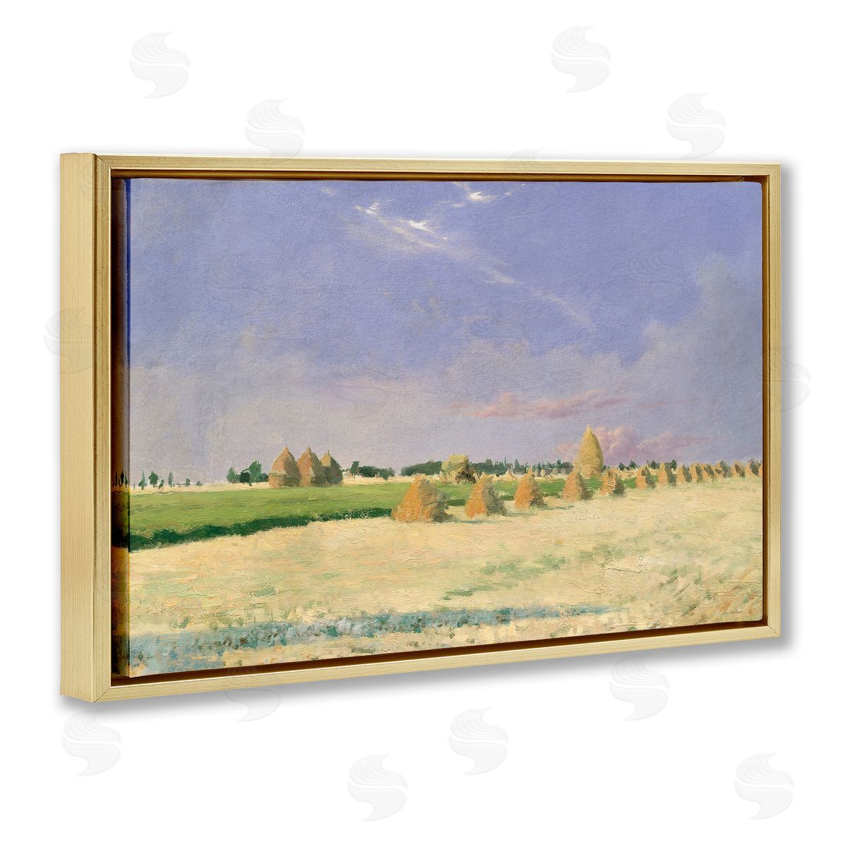 Seven Trees Design Soft Light On Open Fields Canvas Wall Art Print