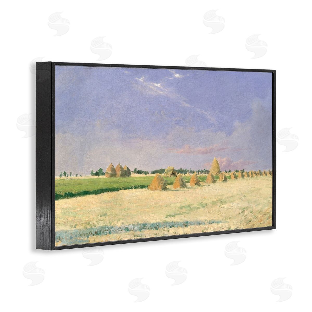 Seven Trees Design Soft Light On Open Fields Canvas Wall Art Print