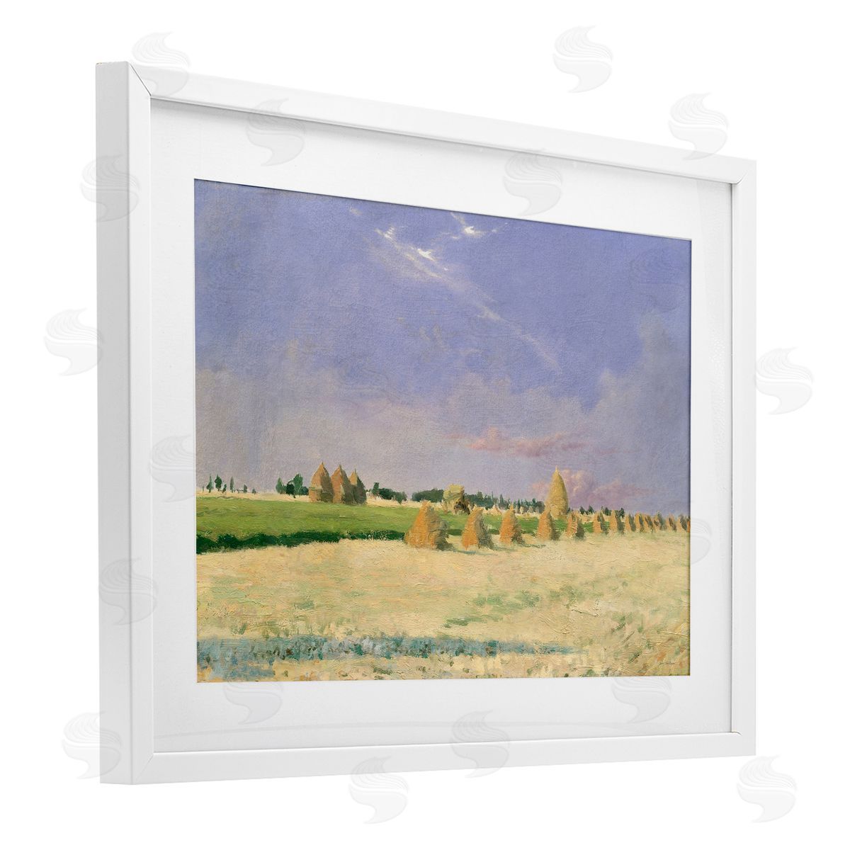 Seven Trees Design Soft Light On Open Fields Canvas Wall Art Print